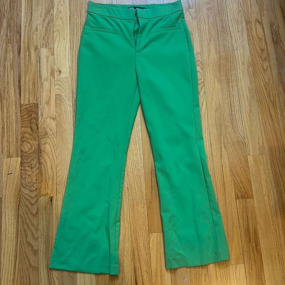 Green Dress Pant Zara